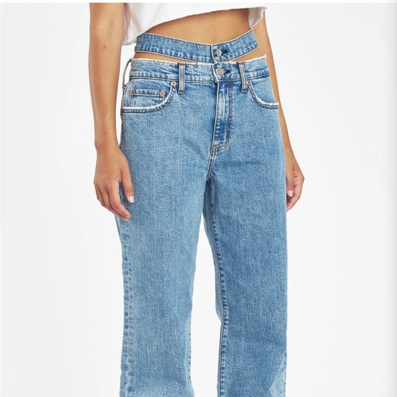 Denim - DAZE NWOT size 28 cutout 1999 Jeans Slouch